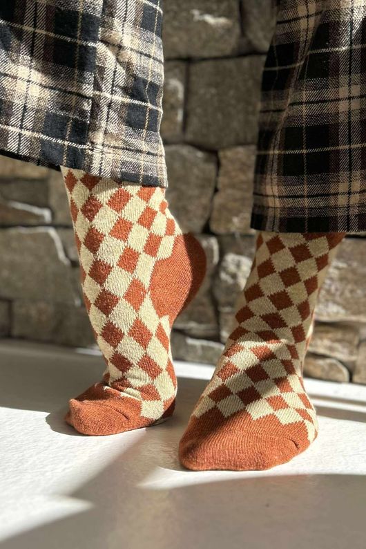 Cashmere Blend Harlequin 5 Piece Sock Pack 