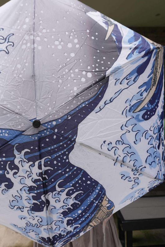 Laundry B Compact Umbrella Great Wave