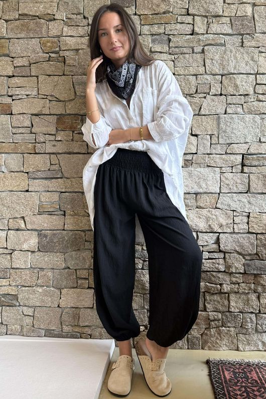 Essential Cotton Circle Shirt Warm White 