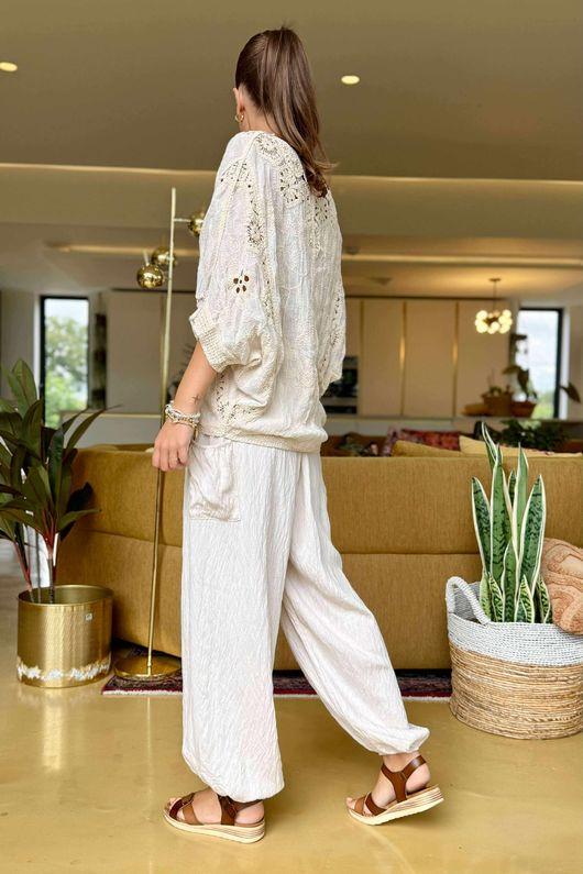 Laundry B Joni Bolero Cardigan Stone
