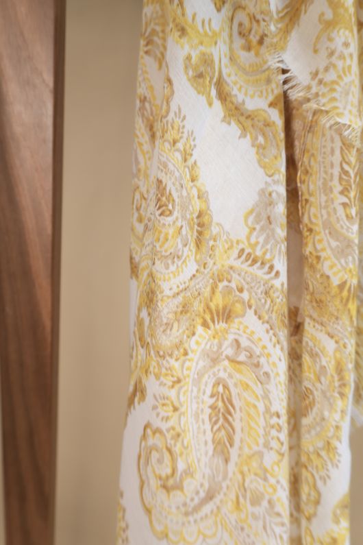 Laundry B Paisley Scarf Tumeric