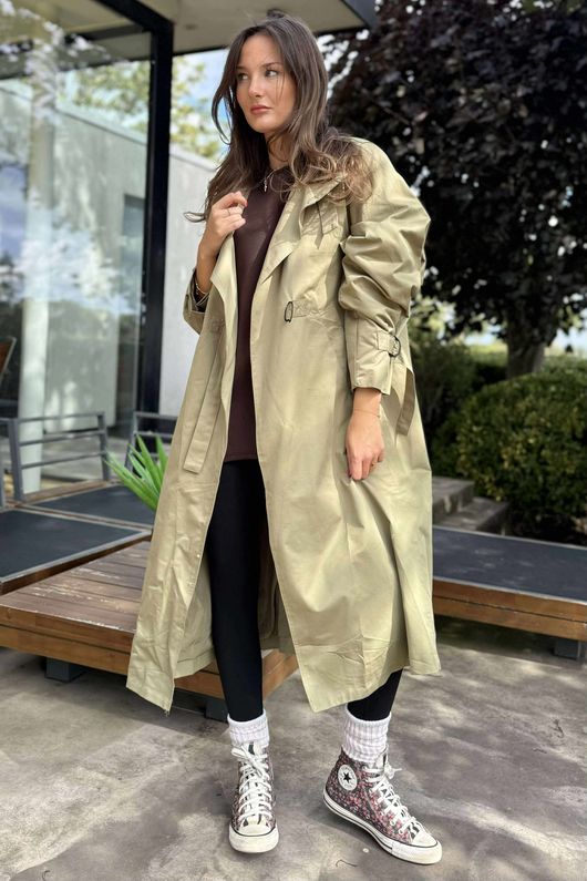 Laundry B Rowen Trench Moss /20 