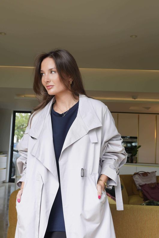 Laundry B Rowen Trench Pearl /20 
