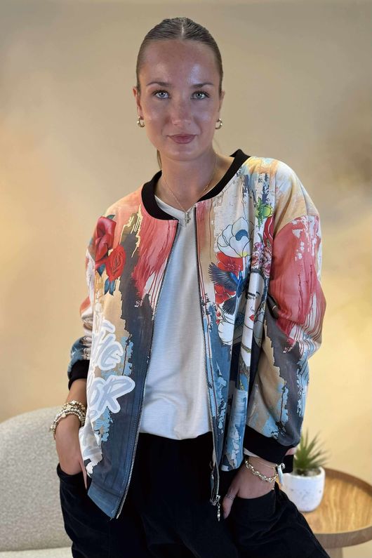 Laundry B Suko Suedette Bomber Jacket Freida /13 =                                                                                       