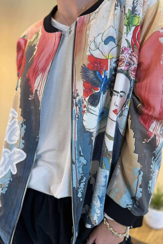 Laundry B Suko Suedette Bomber Jacket Freida                                                                                                                  