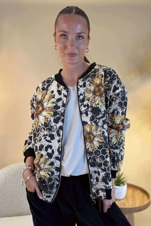 Laundry B Suko Suedette Bomber Jacket Honeycomb /23 =