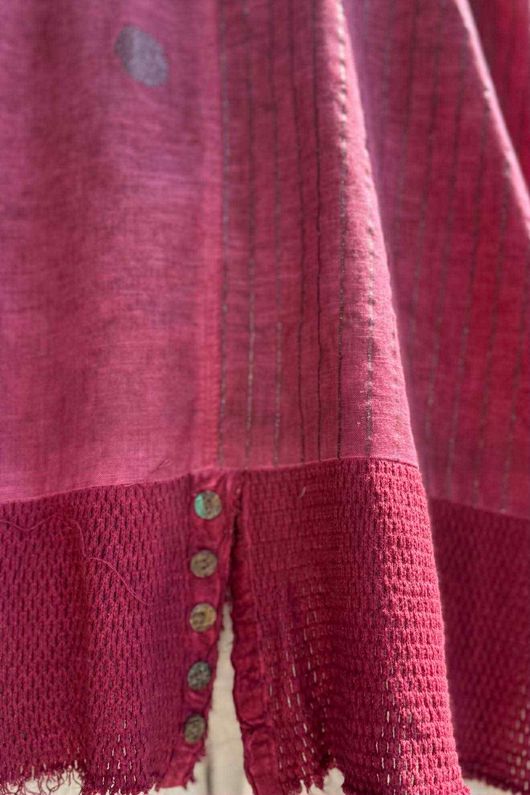 Laundry B Wild Shores Capri Pure Cotton Top Pomegranate