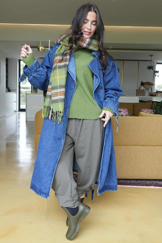 Loch Lomond Scarf Olive /20=