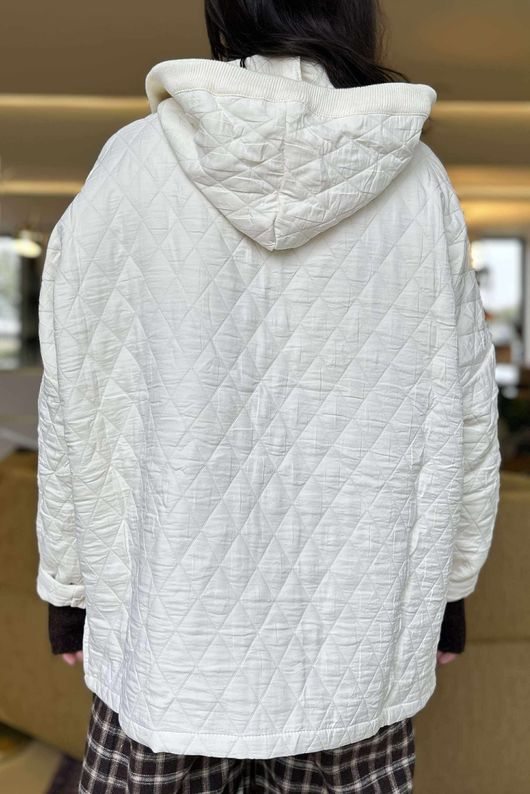Lowland Hooded Jacket Ecru /50=