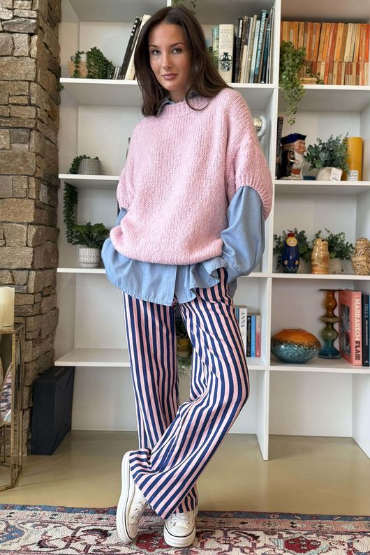  Big Softie Cap Sleeve Knit Top Blossom -