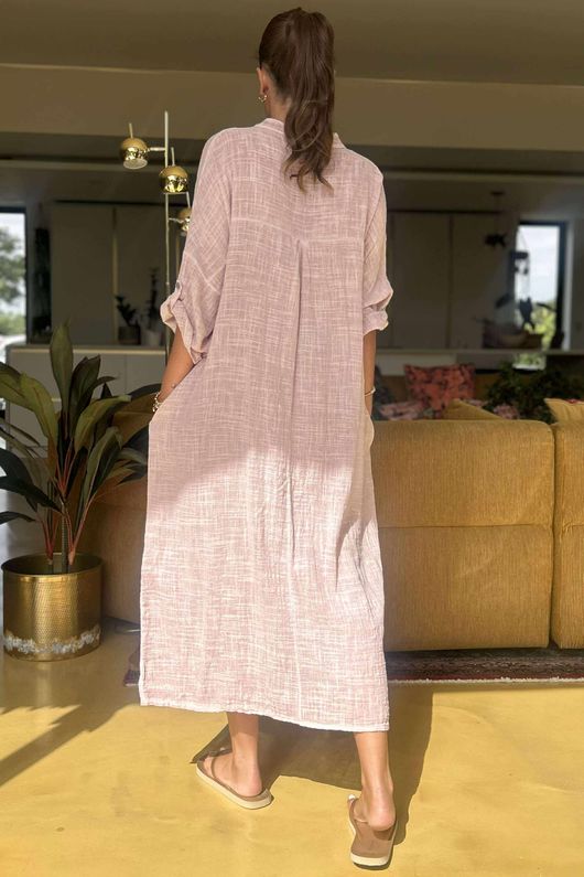 Made in Italy Kasbah Souk Dress Washed Rose 