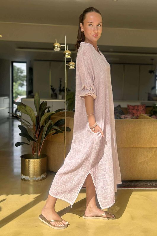 Made in Italy Kasbah Souk Dress Washed Rose 