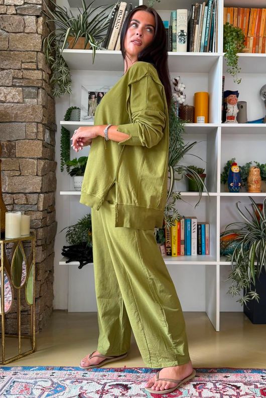 Lagen Chill Sweatshirt Olive 