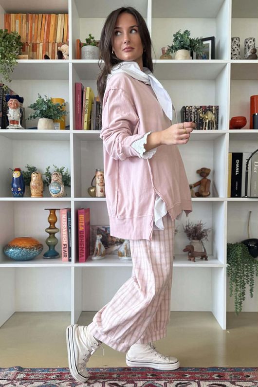 Lagen Chill Sweatshirt Rose