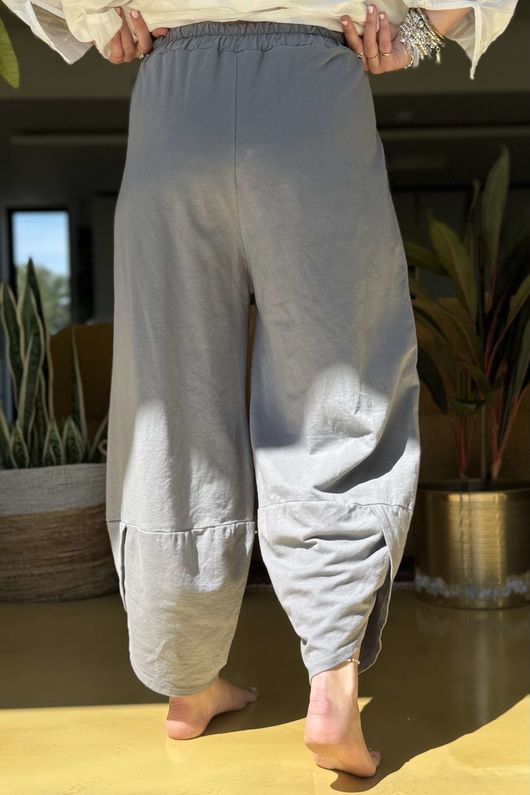 Made in Italy Lagenlook Shelby Cocoon Pant Storm 