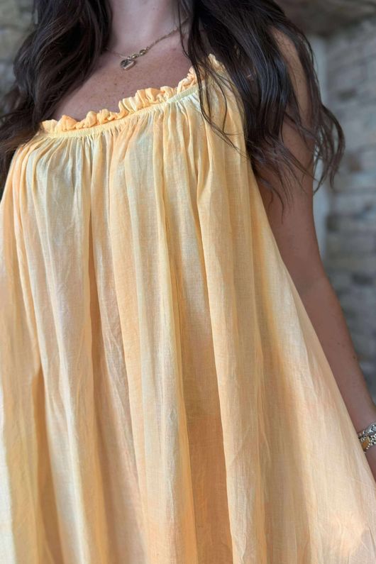 Made in Italy Sa Caleta Beach Maxi Dress Washed Calypso