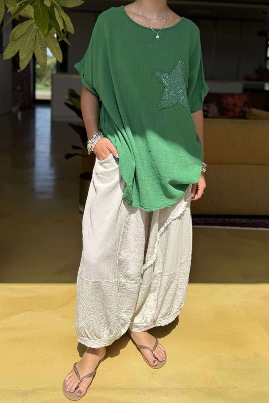 Made in Italy Sahara Star Box Top Garros Green /20 =