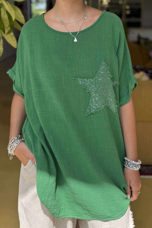 Made in Italy Sahara Star Box Top Garros Green /20 =