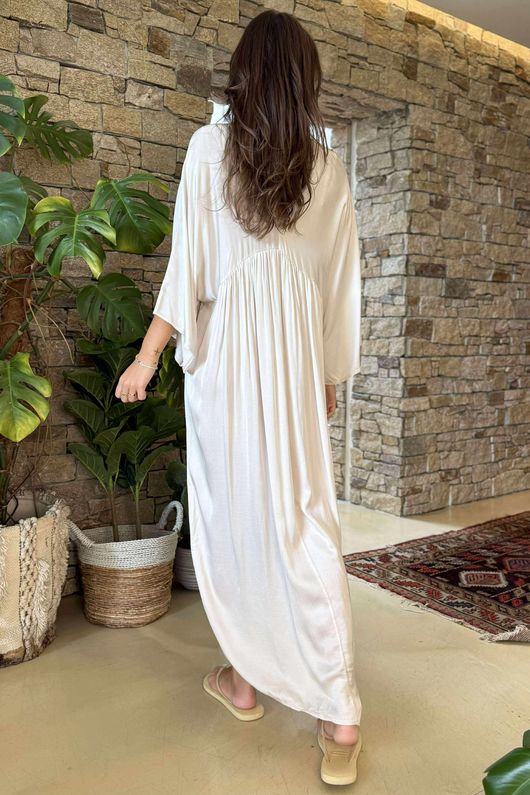 Made in Italy Selene Maxi Dress Champagne