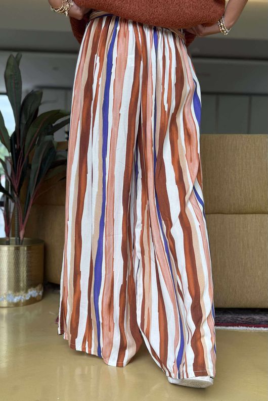 Made in Italy Sevilla Wide Leg Pant Auburn /19 =