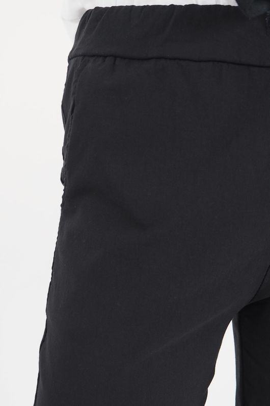 Made in Italy Smooth Slim Magic Trouser Black *