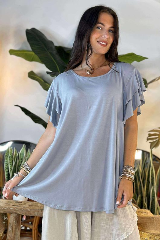 Made in Italy Trixi Perfect Tee Pearl Grey /11 =