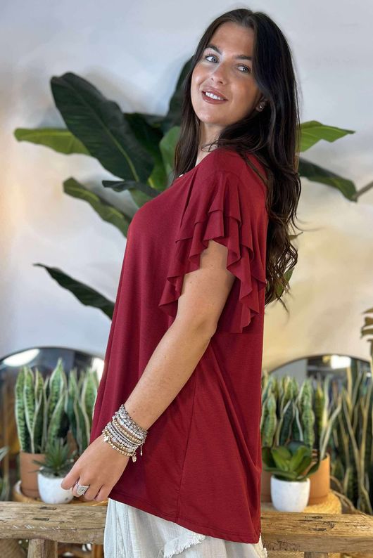 Made in Italy Trixi Perfect Tee Sangria