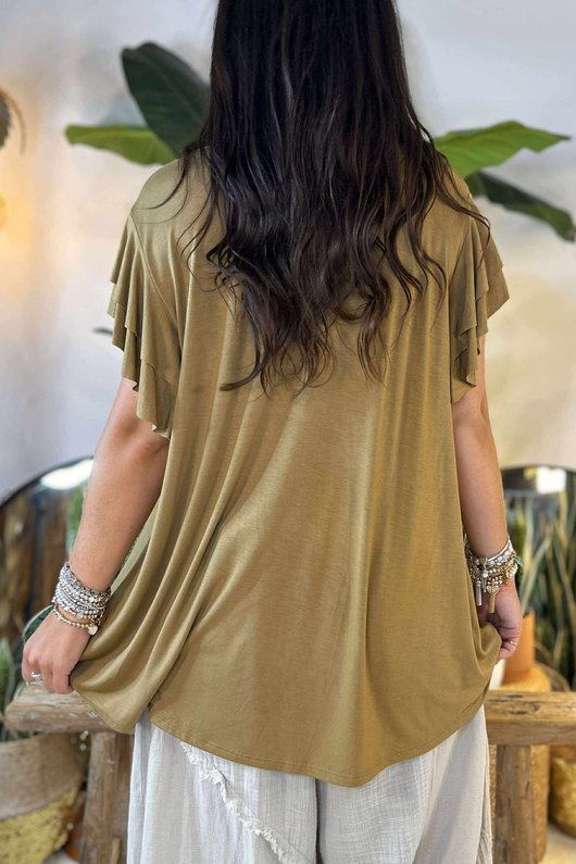 Made in Italy Trixi Perfect Tee Tan