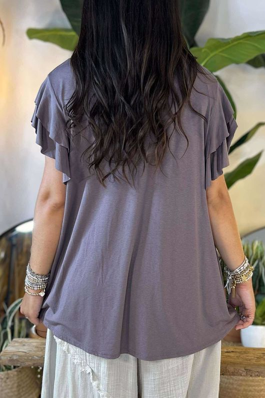 Made in Italy Trixi Perfect Tee Taupe