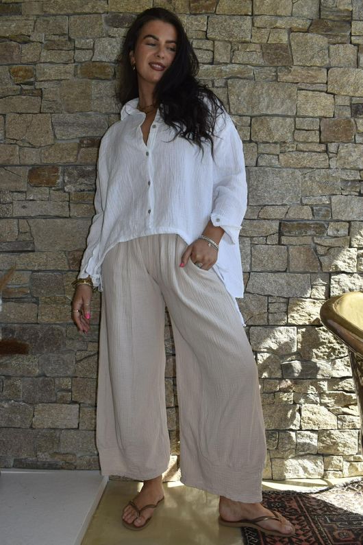 Mimi Pillow Cotton Quirky Pant Calico