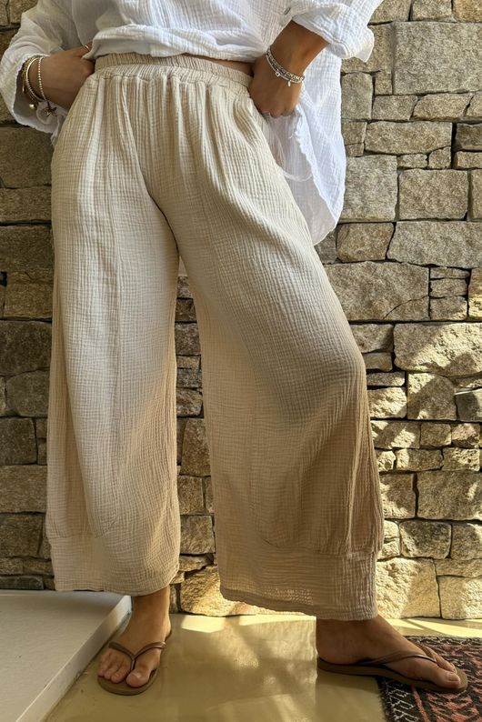Mimi Pillow Cotton Quirky Pant Calico