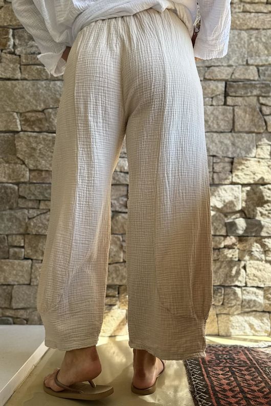 Mimi Pillow Cotton Quirky Pant Calico