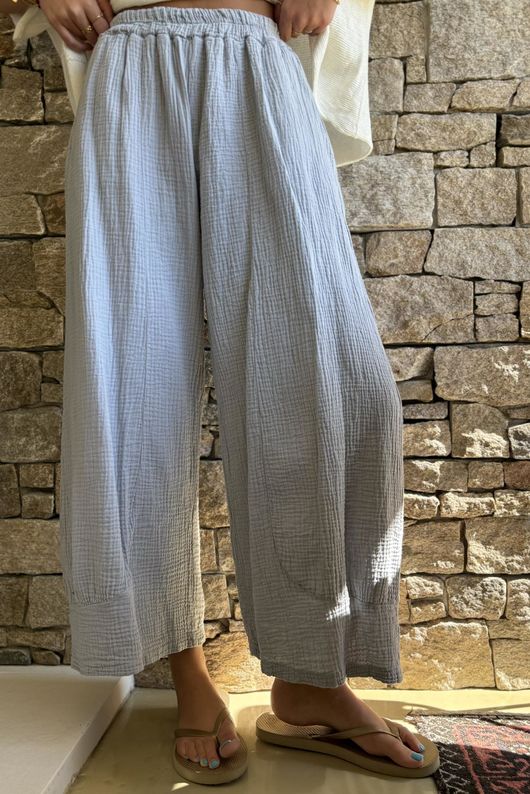 Mimi Pillow Cotton Quirky Pant Cloud Grey