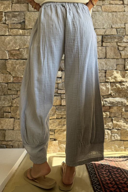 Mimi Pillow Cotton Quirky Pant Cloud Grey