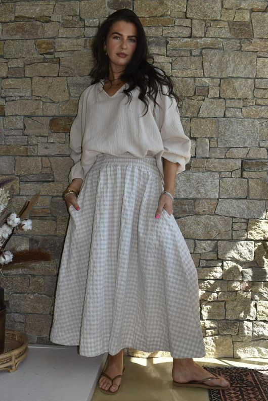 Mimi Pillow Cotton Sonnet Blouse Calico