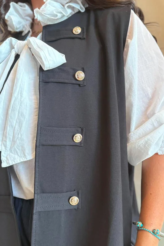 Napoleon Scuba Waistcoat Black