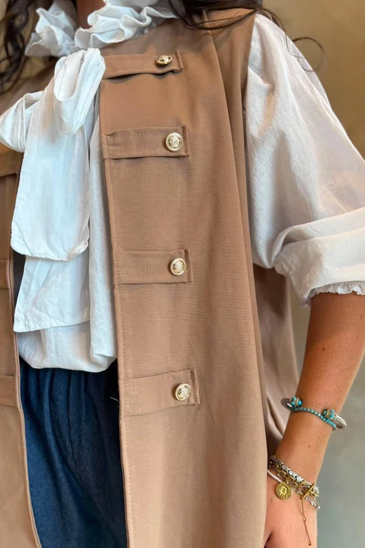 Napoleon Scuba Waistcoat Classic Camel