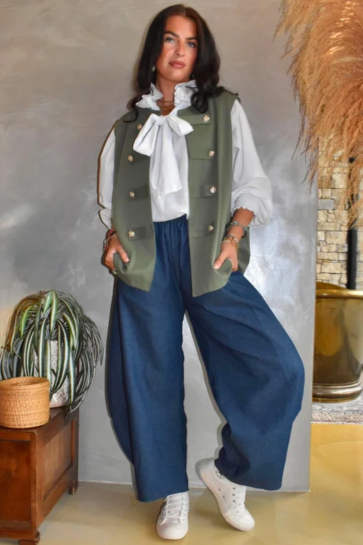 Napoleon Scuba Waistcoat Soft Khaki