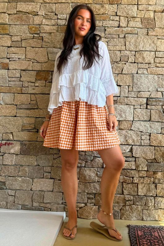 Nonni Gingham City Short Carrot