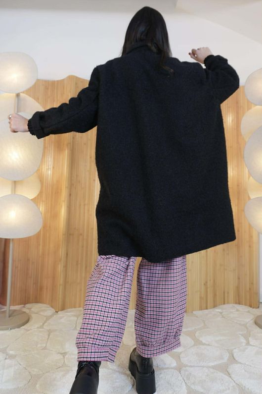 Norbury Classic Lapel Coat Black  /8=