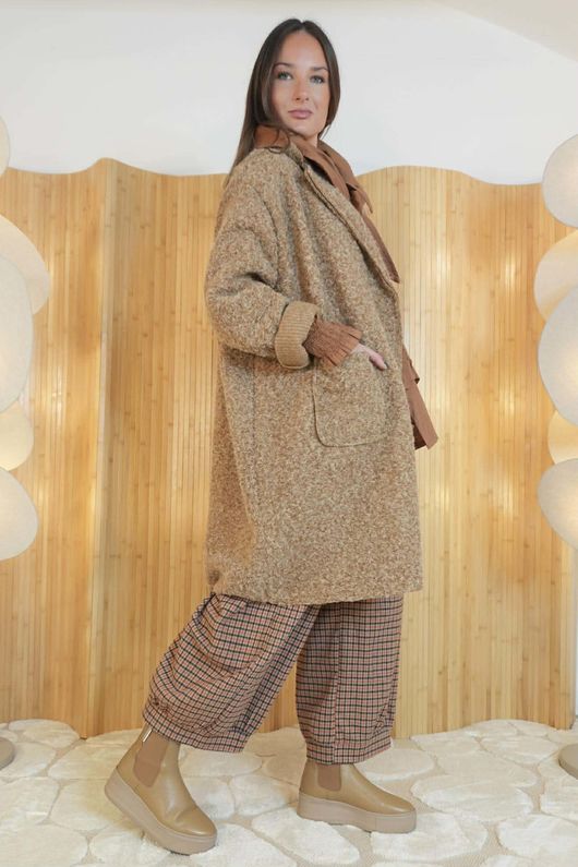 Norbury Classic Lapel Coat Camel 