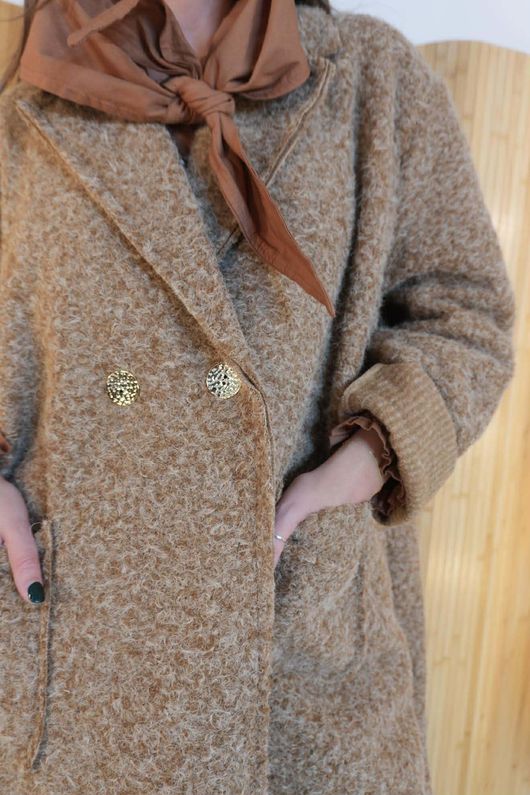 Norbury Classic Lapel Coat Camel 