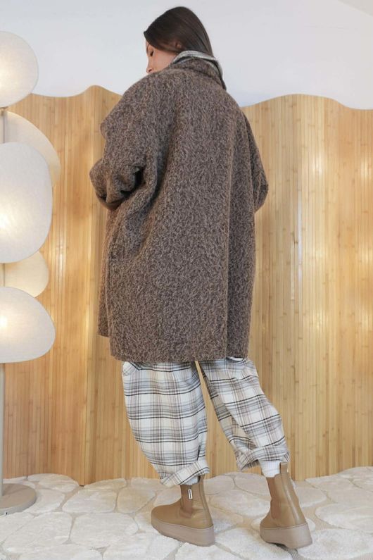 Norbury Relaxed Coat Chocolate  /14=