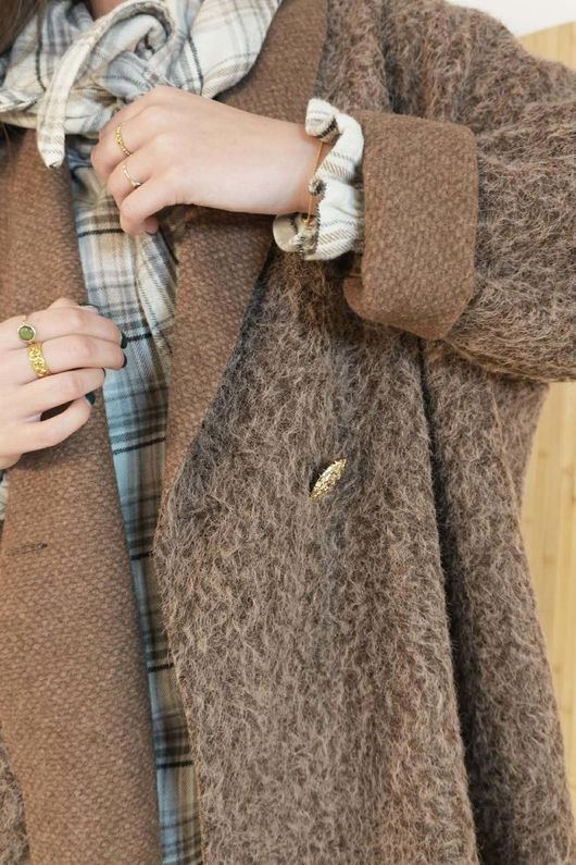 Norbury Relaxed Coat Chocolate  /14=