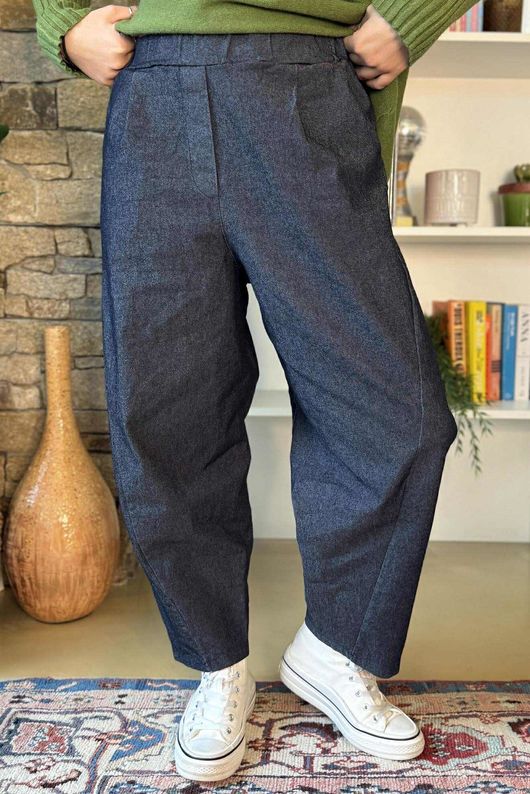 Ori X Stretch Barrel Jean Indigo Denim