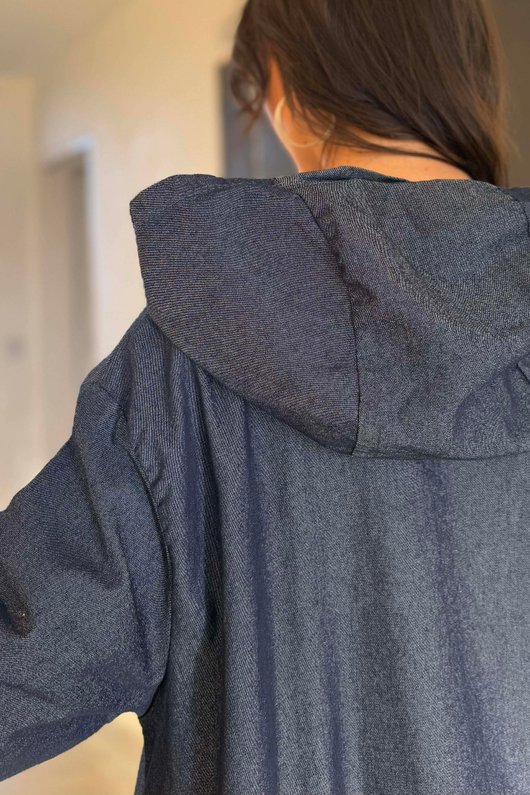 Ori X Stretch Denim Cocoon Jacket /6=