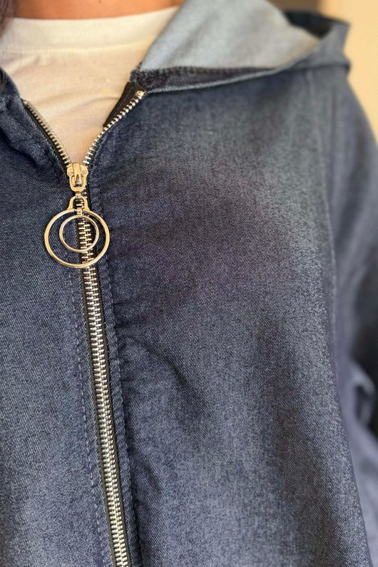 Ori X Stretch Denim Cocoon Jacket /6=