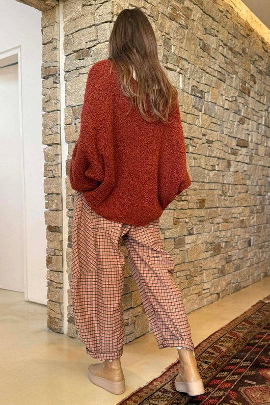 Original Boucle Sloppy Joe Knit Rust