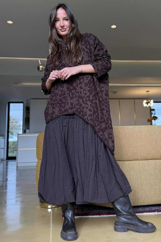 Oscar Jaques Asymmetric Top Chocolate - 