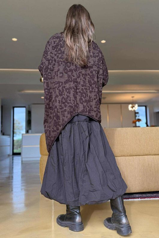 Oscar Jaques Asymmetric Top Chocolate